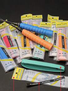 1pc Badminton Racket Dragon Bone Hand Glue And Anti-sweat Absorbing Grip Tape For Tennis Racket, Equipment - Blue - View 5