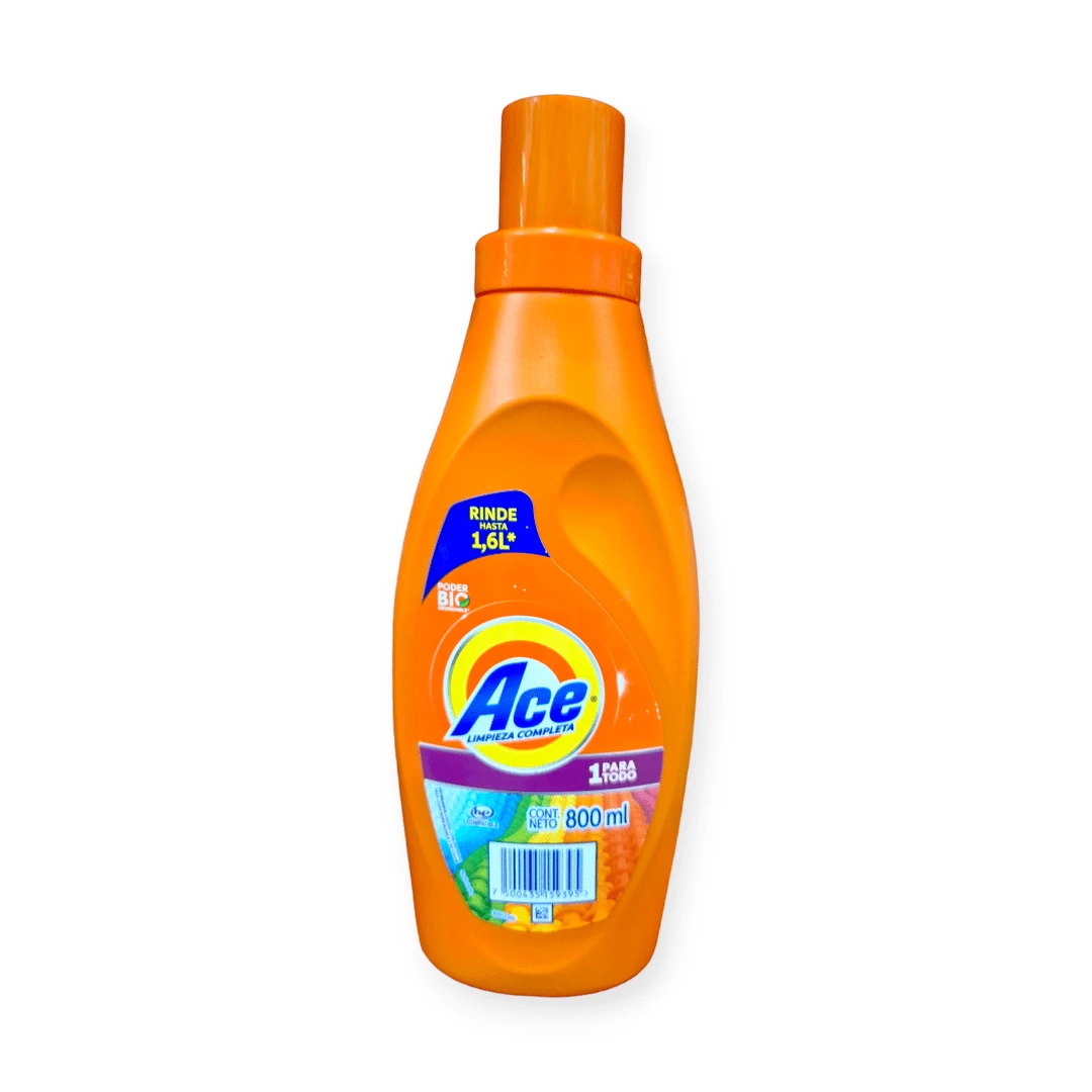 Jabon liquido Ace de 800ml detergente liquido - Naranja - Ver 1