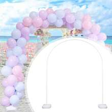 Soporte De Arco De Globos De 8 Pies Por 6 Pies (aproximadamente 2.4 M X 1.8 M) Con Base, Adecuado Para La Decoración De Bodas, Cumpleaños, Fiestas De Baby Shower Y Graduación - Arco súper grande de 2,4*1,8 M - Ver 7
