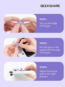 GeekShare 4 PCS Planet Button Cap Joystick Cover Compatible With Switch/OLED - 彩色 - 查看 6