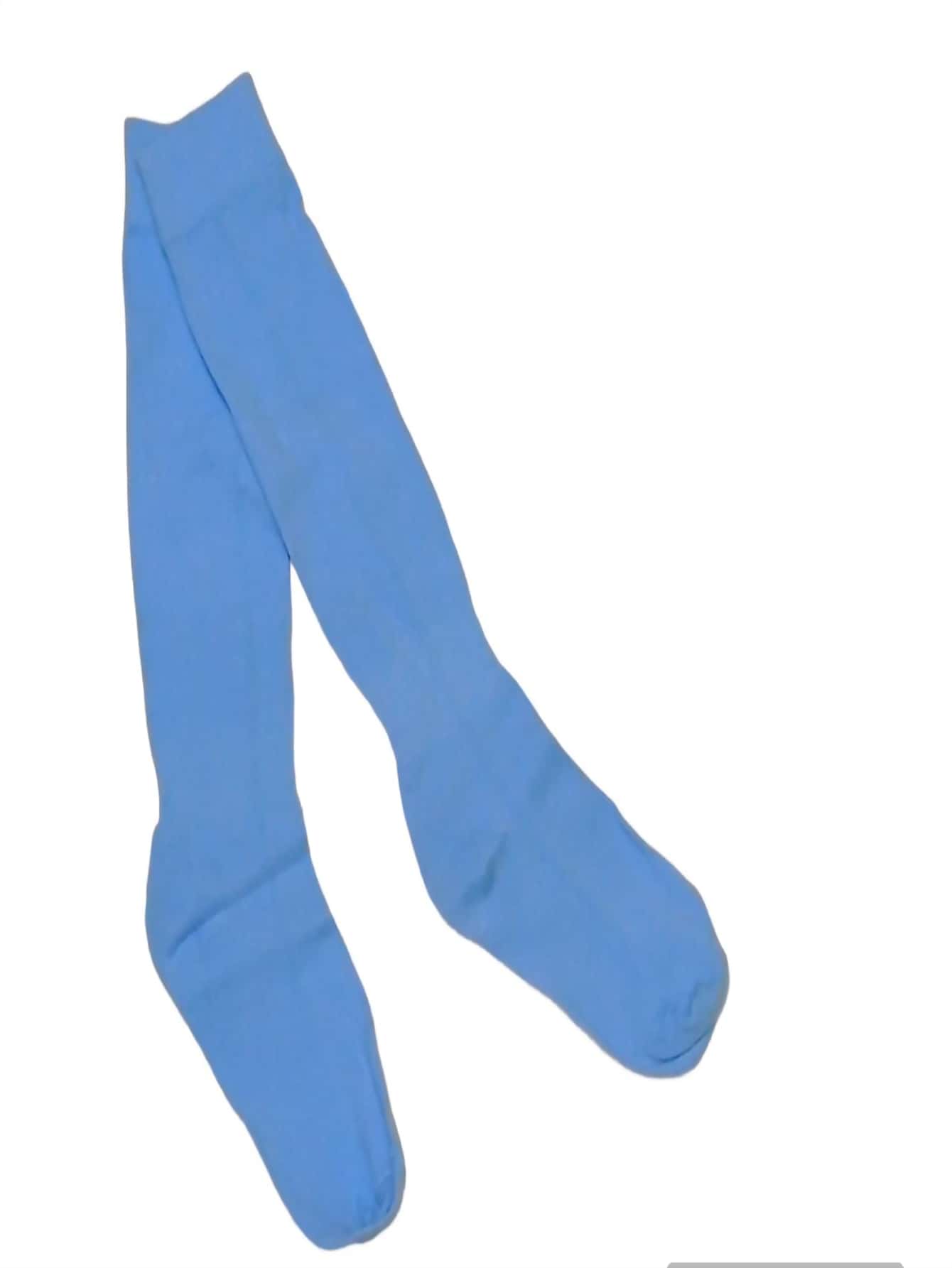 CHILDREN'S SPORTS SOCKS FOOTBALL VOLEY BASEBALL BASKETBALL - ازرق عسكري - مشاهدة 1