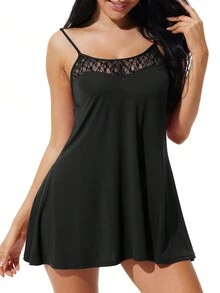 女士性感睡袍吊带睡衣蕾丝柔软睡裙内衣睡衣连衣裙