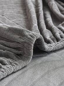 1PC Waterproof Jacquard Living Room Sofa Cushion Cover Polyester Home Non-slip Sofa Protective Cover - Grey - View 10