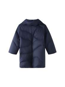 Annil Girls' Winter Warm Mid Length Down Jacket - Royal Blue - View 3