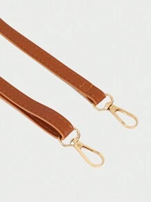 1 pieza Correa ajustable para bolso de unicolor minimalista casual de piel sintética (PU) - Marrón - Ver 4