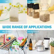 Tea Storage Boxes, Plastic Tea Box, Tea Bag Box, Kitchen Organiser, Tea Storage for Fridge, Coffee Pods, Spices and Other Foods, Transparent (4 Grids) - Clear - View 3