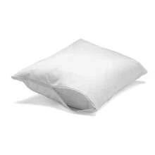 2 Standard Pillows, Includes 2 Covers With Closure. - White - View 2