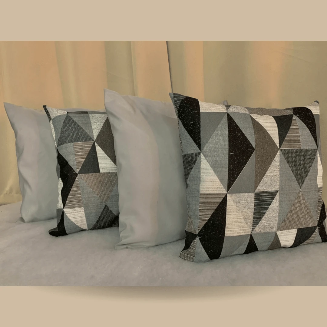 Cushion Cover - 灰色 - 查看 1