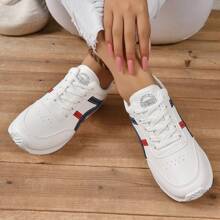 Fashionable Women's A-gump Shoes, Spring/fall Flat Sports Casual Shoes With Soft Sole - Blue - View 4