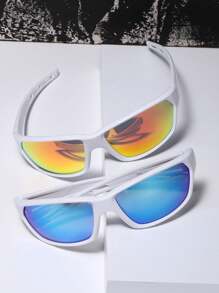 2pcs Black Frame Fashionable Glasses For Everyday Use - Multicolor - View 1