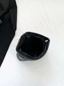 Túi đựng mỹ phẩm chần bông thời trang đa năng Túi cầm tay thường ngày, có lưới thêu và vải ấm Túi đựng đồ trang điểm Túi đựng đồ trang điểm Túi đựng đồ trang điểm nhỏ khi đi du lịch Hộp đựng đồ trang điểm nhỏ Phụ kiện Giá đựng đồ trang điểm Túi đựng cọ Hộp đựng đồ trang điểm Túi đựng mỹ phẩm Đồ dùng cần thiết khi đi du lịch Phụ kiện cho nữ Đồ dùng khi đi du lịch Túi đựng đồ trang điểm Túi đựng đồ trang điểm Túi đựng đồ trang điểm Túi đựng đồ trang điểm - màu đen - Xem 5