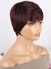 Short Pixie Cut Wigs For Women Glueless Wear And Go Wigs Heat Resistant Short Layered Wigs With Bangs Natural Looking Synthetic Full Wigs With Bangs: Beginner-Friendly Synthetic Wig