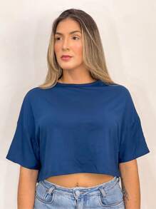 Women T-Shirts - 藏蓝色 - 查看 1
