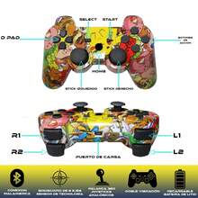 Control inalámbrico recargable compatible con Ps3 más cable de carga POKE - Amarillo - Ver 4