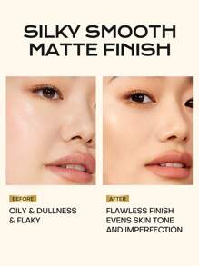 MISTINE 柔霧型液態粉底30g,適合油性皮膚,控油持久,護膚防水,啞緻妝效,1件裝 - 低頻110S - 查看 6