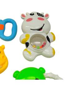 THE BABY SHOP Baby Rattle Set 8pz Animal Early Stimulation Toy - Multicolor - View 6