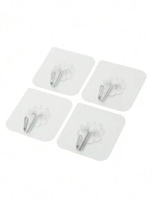 5PCS strong hooks for punch-free clothing hooks - White - View 2
