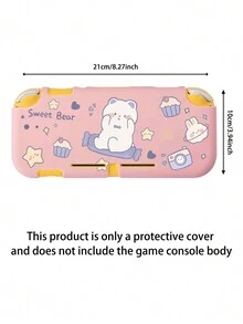 1入組為 Switch Lite設計的原廠防護矽膠tpu柔軟後蓋,帶有防摔半包保護殼 - 彩色 - 查看 4