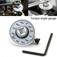 Torque Angle Gauge Wrench Adaptor Meter Pointer Dial Kilogram Scale Torque Graduated Ruler - White - View 1