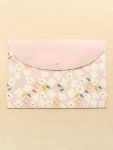 4pcs Random Cute Student Cartoon Waterproof Storage Bags For Office Supplies And Documents - Multicolor - View 5