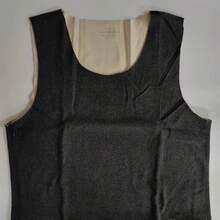 Men's Thermal Vest Innerwear, Thickened Shoulder Vest For Autumn & Winter - Slim Fit (2pcs, Black+black) - Multicolor - View 2