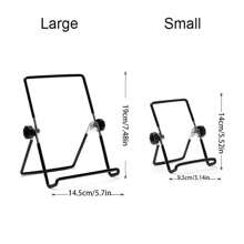 Tablet & Phone Stand With Metal Foldable Desktop Iron Wire Holder