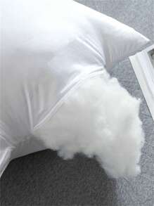 1 pieza Cojín decorativo liso color cuadrado - Blanco - Ver 5