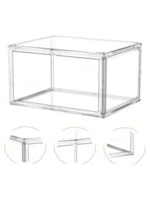 Caja Premium de Acrílico Magnetica Transparente Para Almacenamiento de Calzado Sneaker Box Tenis Bolsos Libros Juguetes Organizador del hogar para zapatos de mujer y hombre - transparente - Ver 4