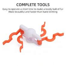 Portable Essential Pom Pom Making Tool Fluff Ball Weaver Needle Craft Home DIY Knitting Wool Home Tools - Multicolor - View 4