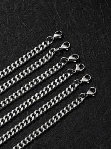 1 pc Fashionable street style celebrity same minimalist style stainless steel necklace (give to a friend)
