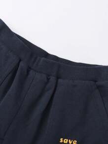 Annil 男童冬季時尚保暖運動長褲，皇家藍色 - 寶藍色 - 查看 5