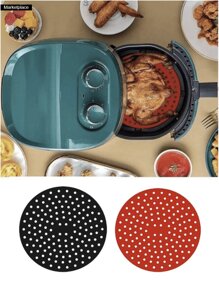 tapete silicone redondo air fryer