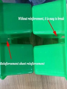 1pc Plastic Portable Compartment Storage Box For Drawing Tools, Classroom Stationery Holder, Desktop Organizer (random Color) - White - View 5