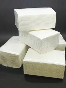 1 Pack White Facial Tissue - White - View 6