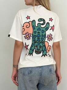 Women T-Shirts - 香檳色 - 查看 1