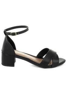Women Heeled Sandals - 黑色 - 查看 4