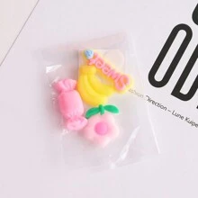 4 套冰箱贴、水杯贴、现代混色随机 3D 可爱动物装饰、适合 DIY - 彩色 - 查看 7
