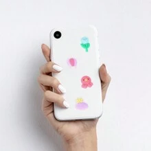 4 套冰箱贴、水杯贴、现代混色随机 3D 可爱动物装饰、适合 DIY - 彩色 - 查看 6
