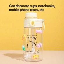 4 套冰箱贴、水杯贴、现代混色随机 3D 可爱动物装饰、适合 DIY - 彩色 - 查看 5