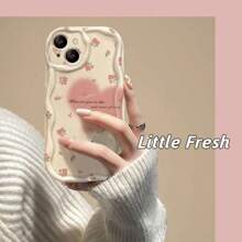 1 件电镀框架和心形涂鸦 TPU 手机壳，适用于 17、17 Pro、17 Air、17 Pro Max、16、15 Pro Max/13 - 彩色 - 查看 3