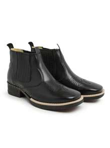Men Boots - 黑色 - 查看 3