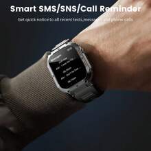 LIGE 智慧手錶心率檢測、血壓檢測、血氧檢測,全天候心率監測顯示、時間顯示、計步、卡路里、距離、睡眠時間、開機關機顯示、秒表、多種運動模式 - 黑色 - 查看 3