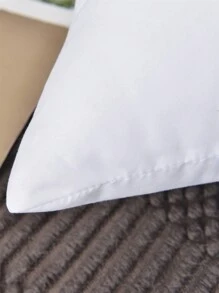 1 pieza Cojín decorativo liso color cuadrado - Blanco - Ver 6