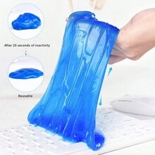 Magic Car Cleaner Sticky Keyboard Cleaning Slime Mud Dusting Soft Universal Gel Gum Glue Cleaning Slime - Blue - View 6