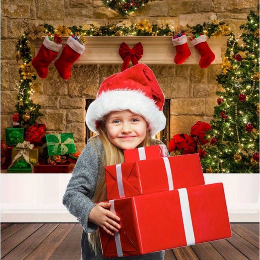 christmas-fireplace-hanging-banner-party-decorations-xmas-background