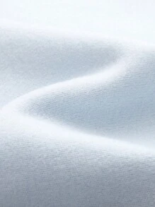 Annil 少女秋冬季可愛小羊印花Modal長袖家居睡衣2件套裝，藍色 - 藍色 - 查看 3