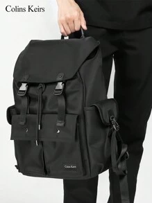 Colins Keirs大容量牛津布背包 - 黑色 - 查看 4