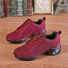 大尺碼女士舞蹈鞋,柔軟鞋底,增高效果,廣場舞鞋