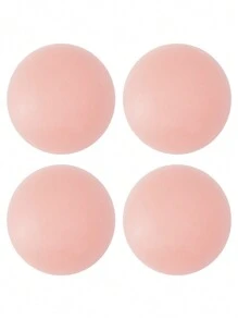 4入組可清洗重複使用的液體圓形乳頭貼 - 粉色 - 查看 1