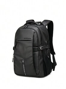 arctic hunter 15.6英寸男士多功能背包,帶有字母裝飾,可用作手提電腦包、學生背包、筆記本袋、書包、肩背包、旅行背包、運動背包、學校背包、高中背包、大學背包、國中背包、中學背包、研究生背包,適用於各種學生、學校、商務、戶外、徒步旅行、露營、運動等用途。 - 黑色 - 查看 13